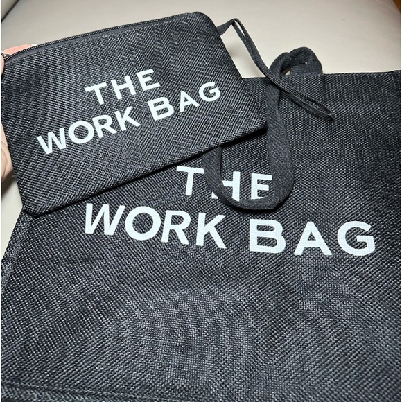 Brand New Lightweight Tote Bag for Work Papers, Lunch Etc. w/matching Makeup Bag - Picture 3 of 7